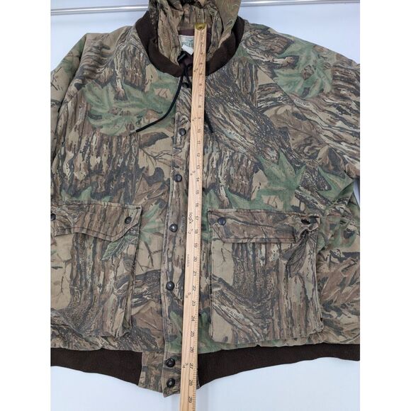 Vintage Redhead Camo Jacket Coat Quilted Men's XXL 50/50 Cotton‎ Hood Realtree - Picture 5 of 15